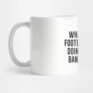 Football Team on the Band Field Mug